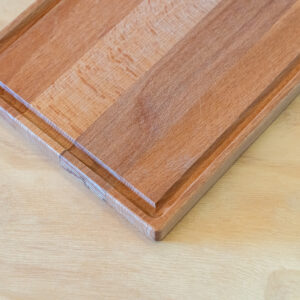 Borrelplank rechthoek 38 x 20 cm met sapgeul