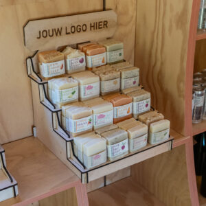 Houten Display – L, XL & XXL | Met of zonder logo