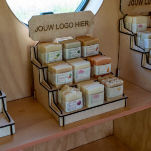 Houten Display – L, XL & XXL | Met of zonder logo